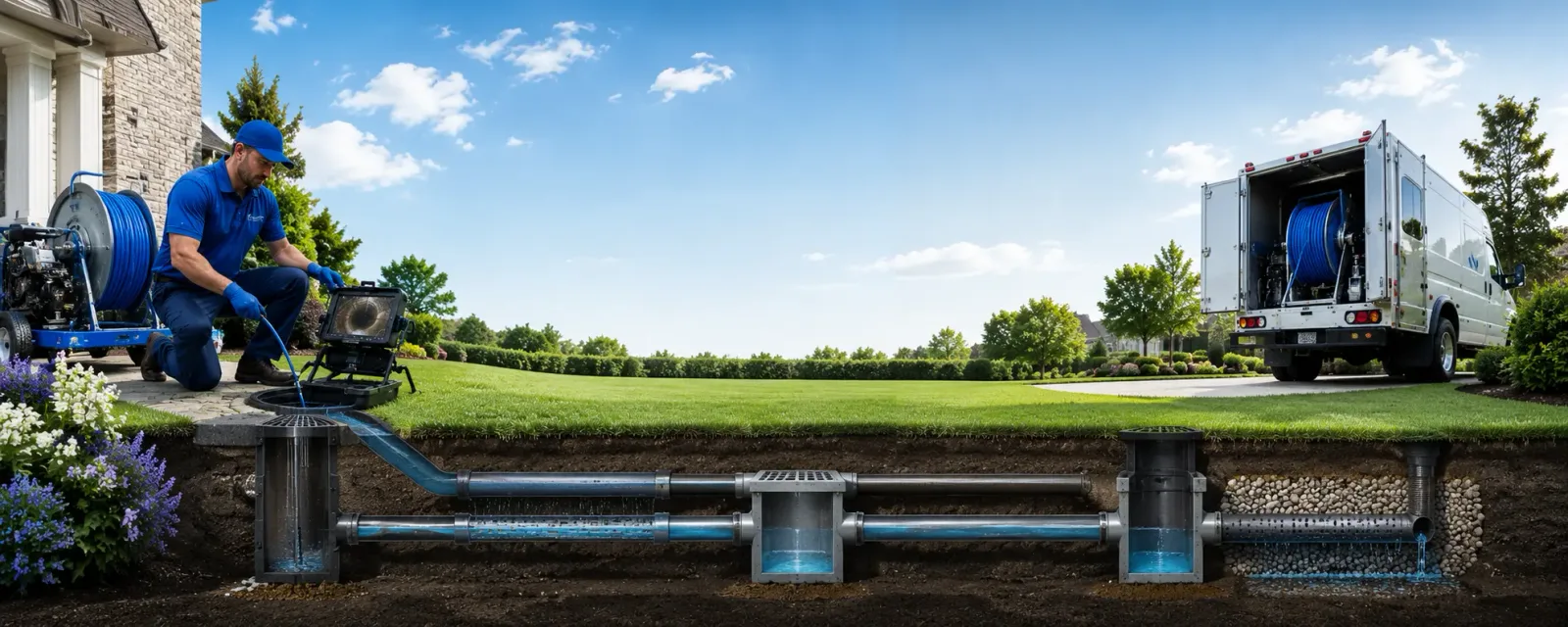 Outdoor drain cleaning information for Karlsruhe, ND
